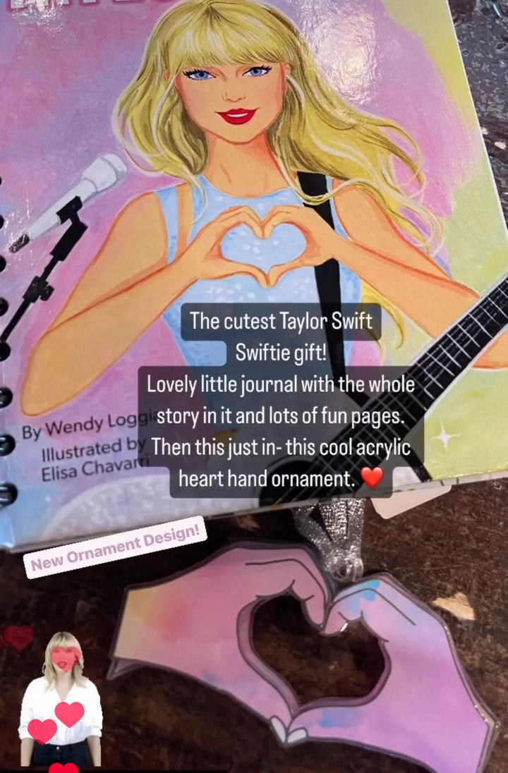 Heart Hands Taylor Swift Swiftie Acrylic Ornament